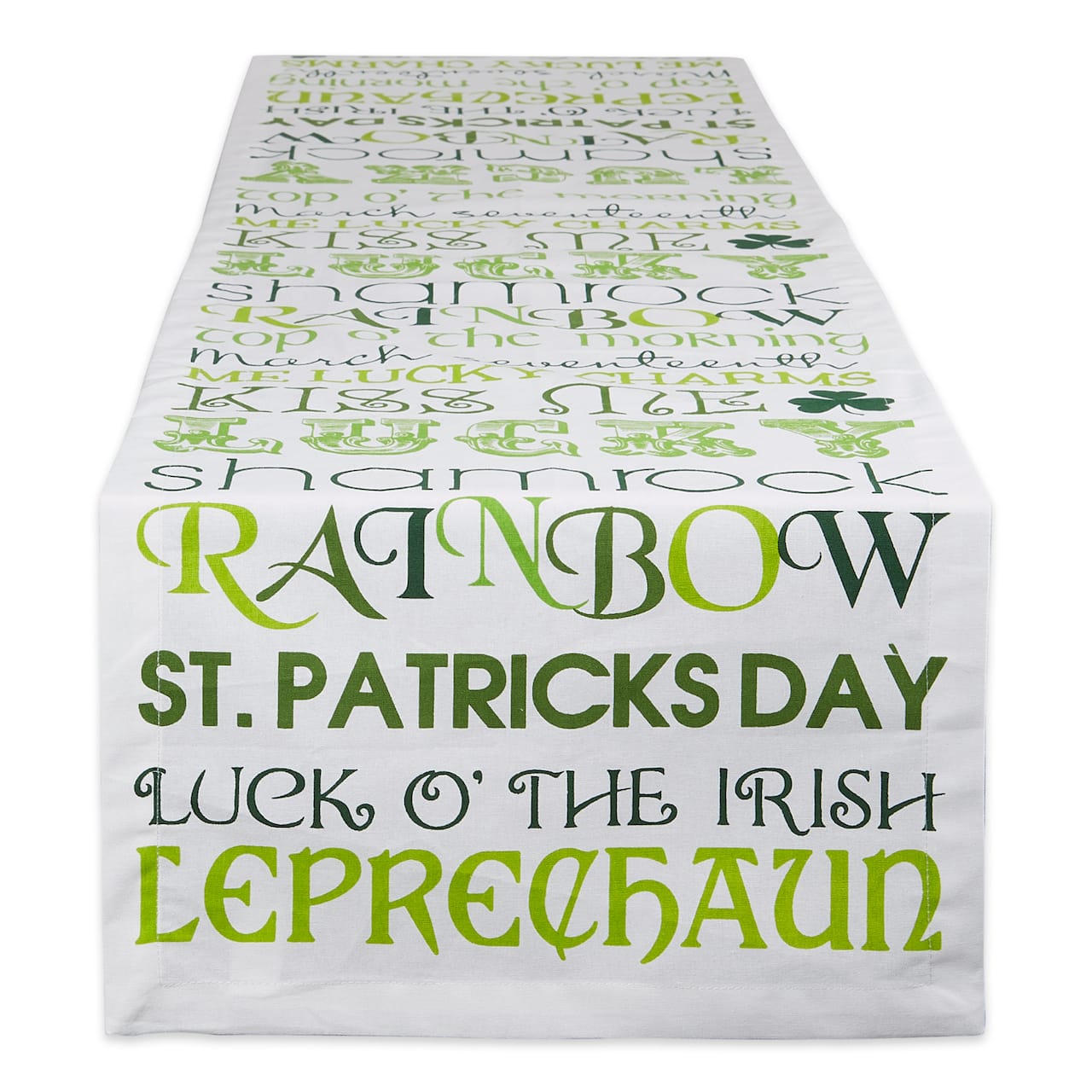 DII® 108" St Patrick's Day Print Table Runner